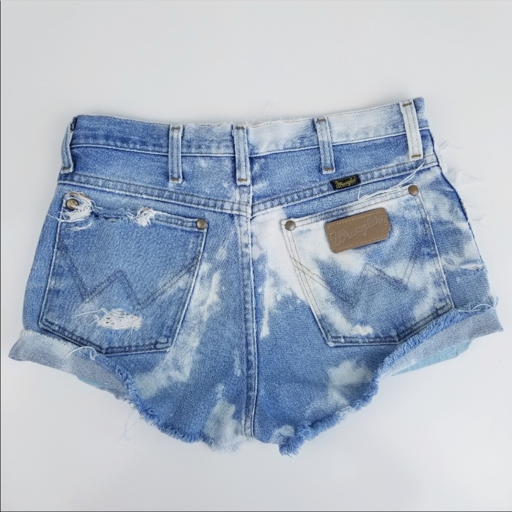 Distressed Wrangler Shorts